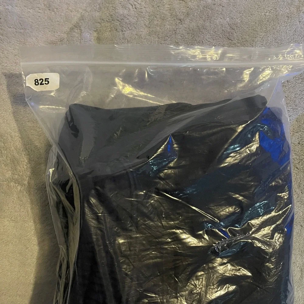 The North Face Sweatpants Men Large Black Fleece Joggers Logo Zip Pockets Casual